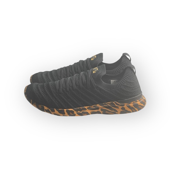 APL x Anthropologie ᯾ Techloom Wave Running Shoe Sneaker ᯾ Black Leopard 8 8.5M - Picture 6 of 16